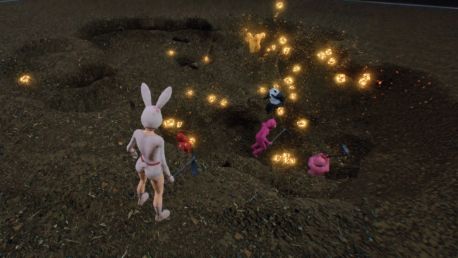 DIG Raiders underground level screenshot