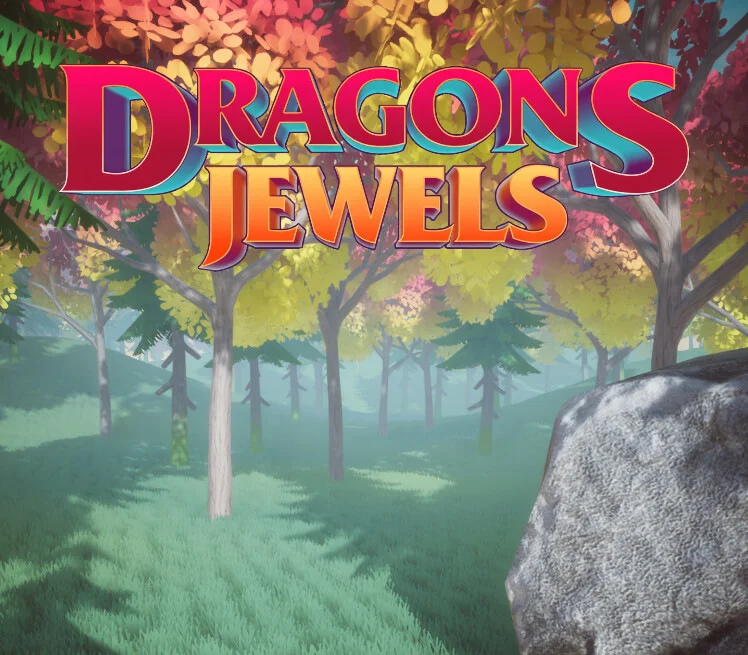 Dragon's Jewels cover of a little dragon gem hunt