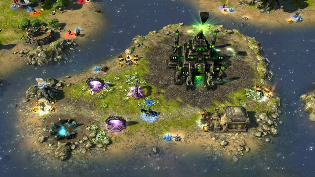 Heroes VI Ashan town and army