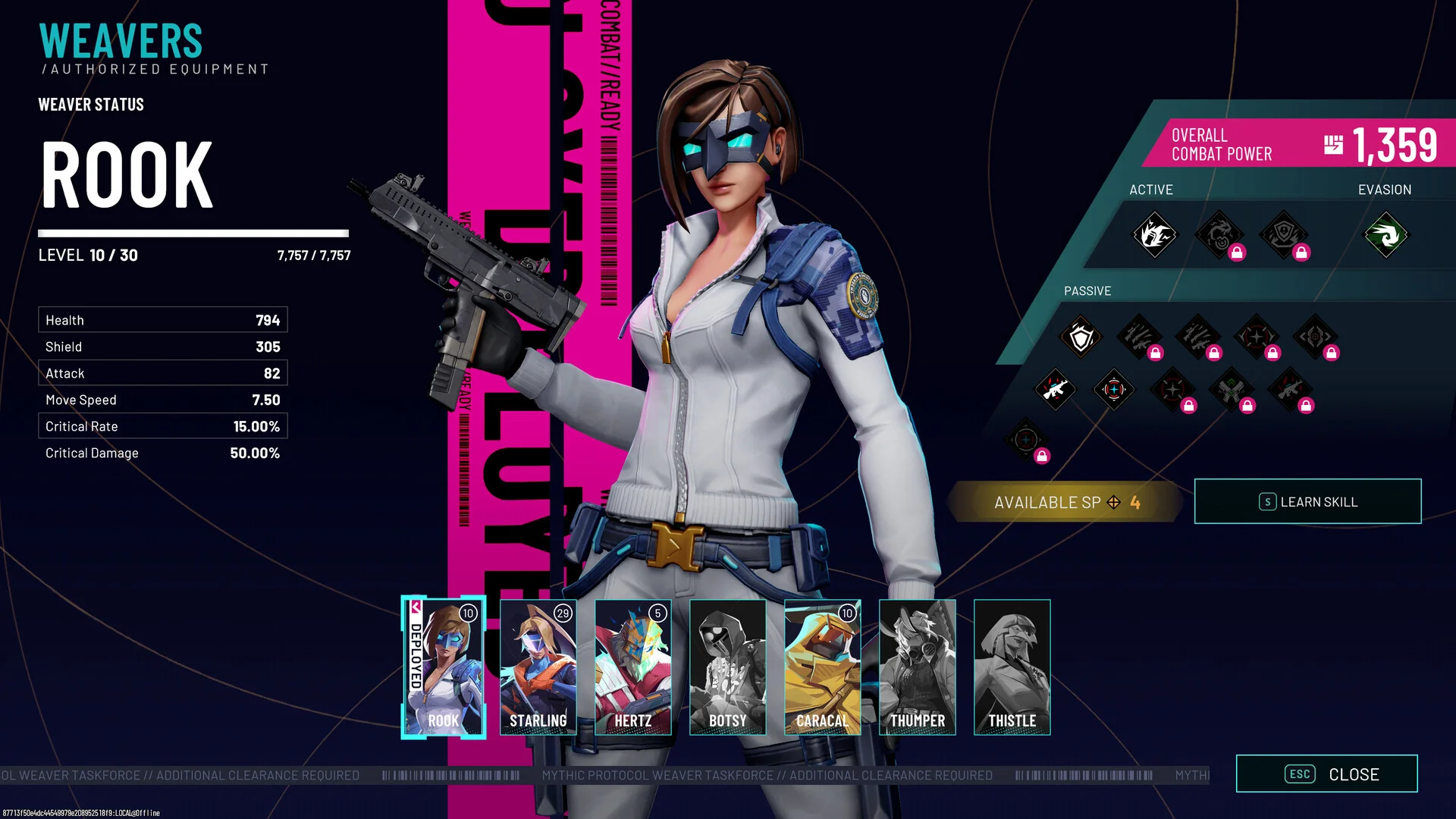 RIFTSTORM Weaver squad Steam