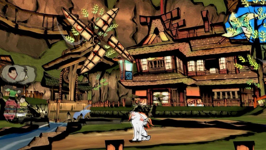 Okami HD PlayStation Move optional brush strokes