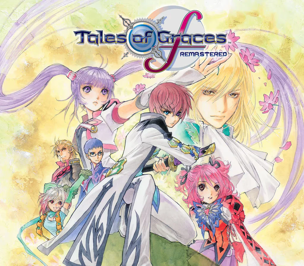 Tales of Graces f Remastered key art with Asbel and the Ephinea party
