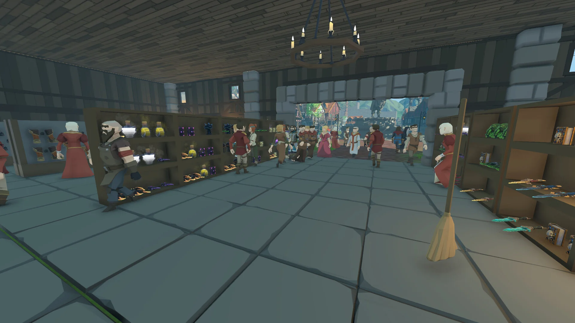 Fantasy Shop Early Access RPG simulation scene