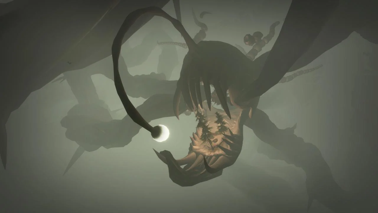 Outer Wilds alien ruin inside a time-loop world