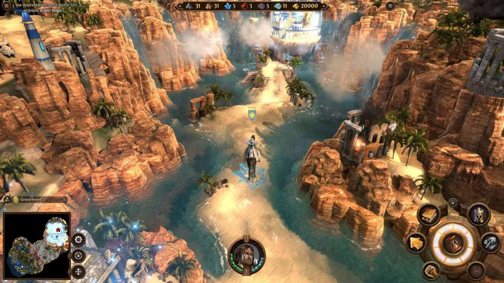 Might and Magic Heroes VII Deluxe town building queue