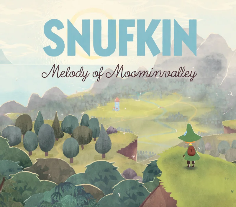 Snufkin Melody of Moominvalley cover art, Moomin open-world adventure
