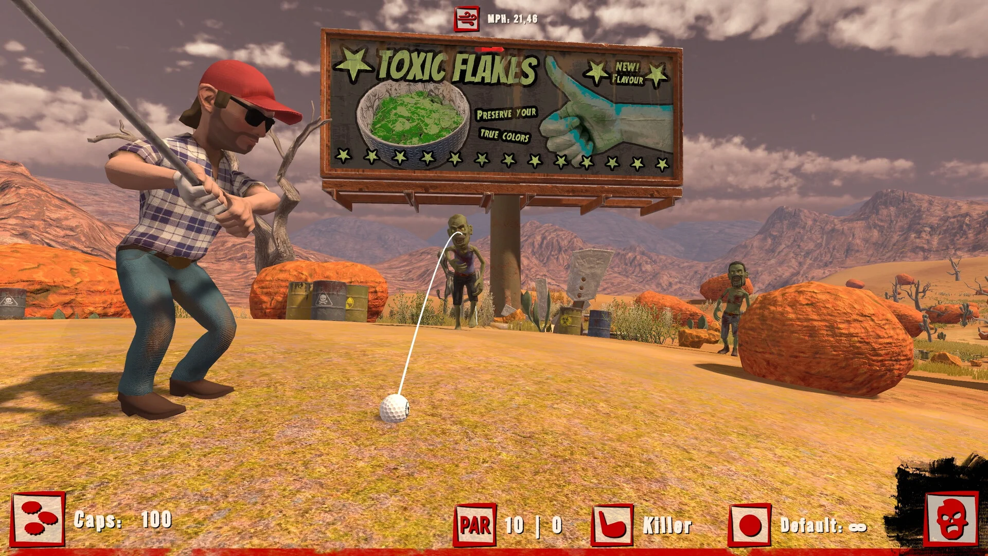GOLF VS ZOMBIES hot-seat duels treuels quadruels