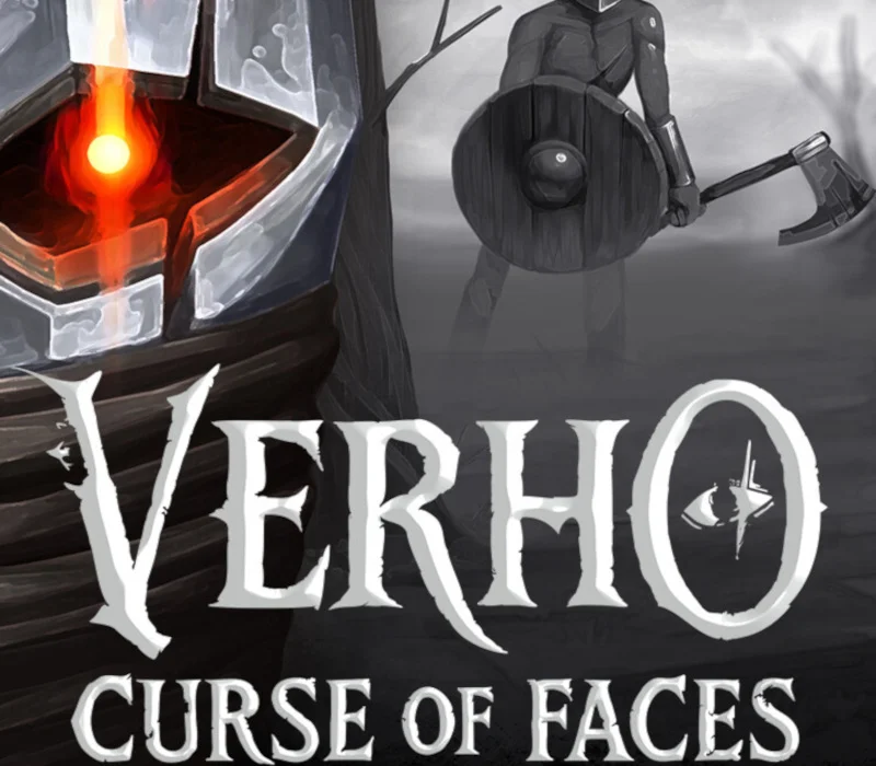 Verho Curse of Faces cover, masked traveller in Yariv
