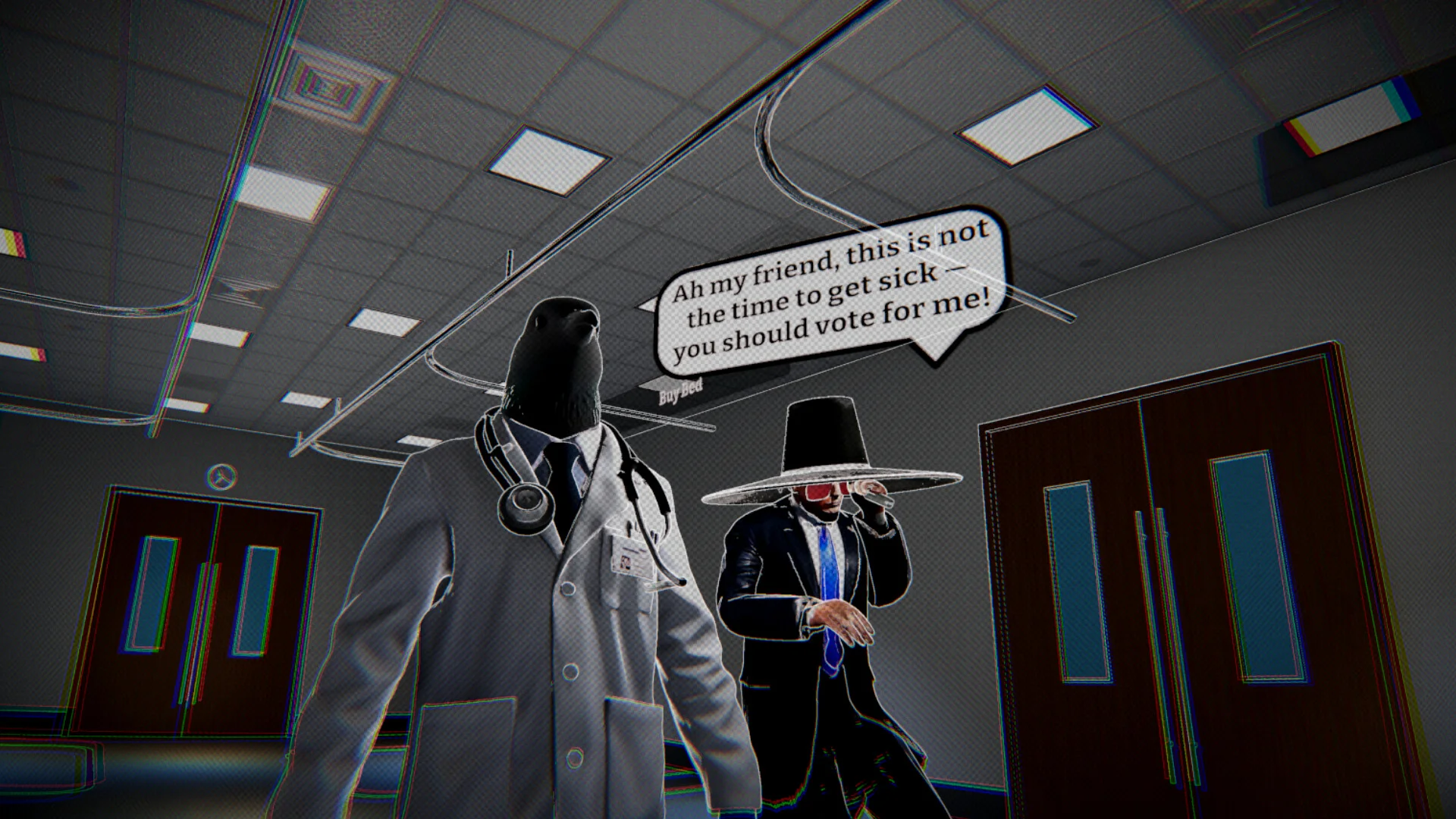Doctor Pigeon Simulator ward screenshot