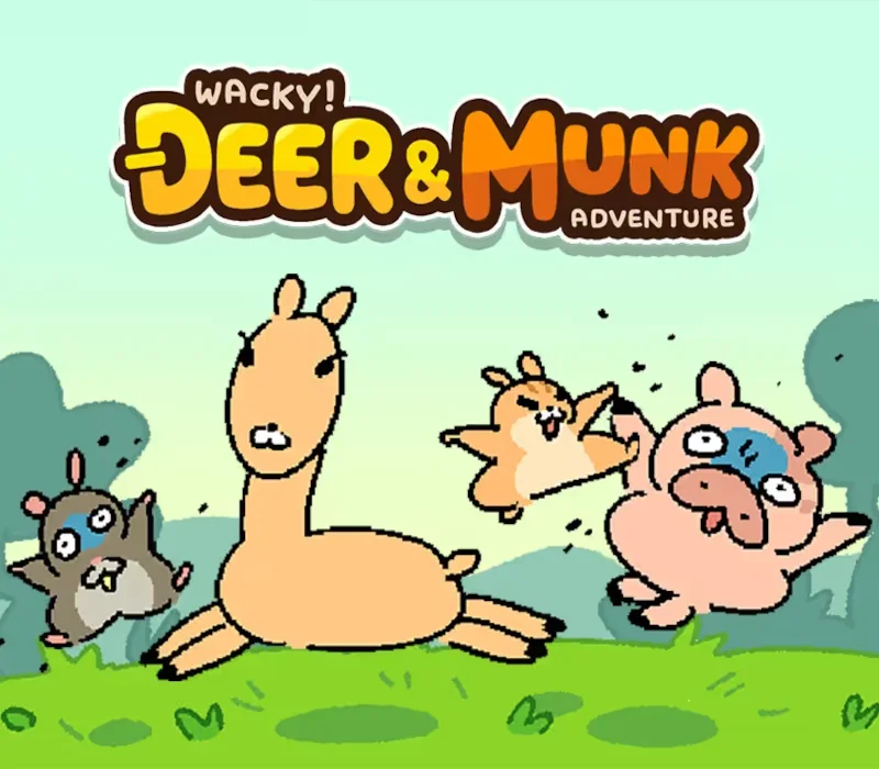 Wacky! Deer & Munk Adventure cover, IDIOCRACY Deer and Munk acorn heist