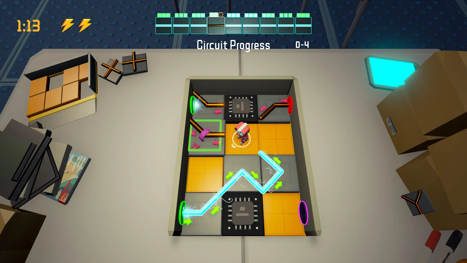 Tiny Circuits signal routing