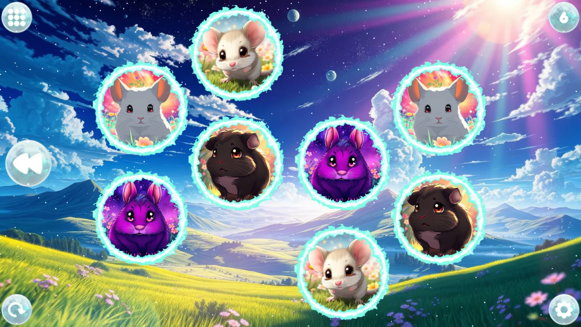 Anime Dream Match rodents pair artwork