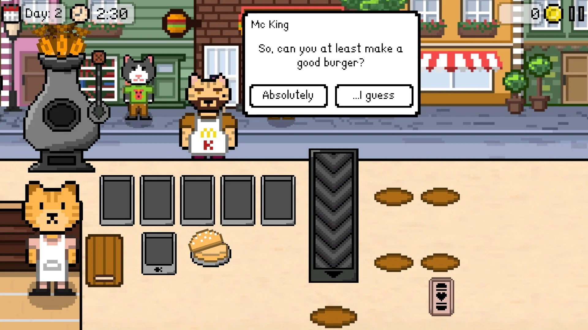 Kitty Burger Single-player Windows screenshot