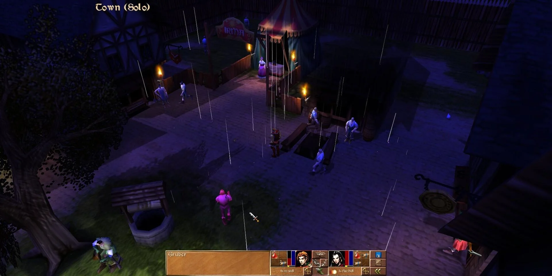DarkStone Restoration split-screen co-op loot dungeon screenshot