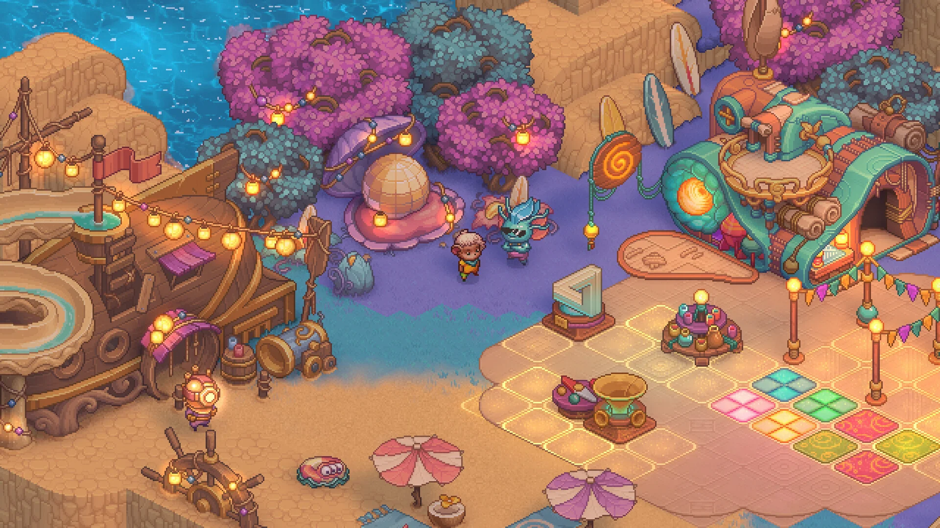 Bandle Tale local co-op two-player workshop gameplay