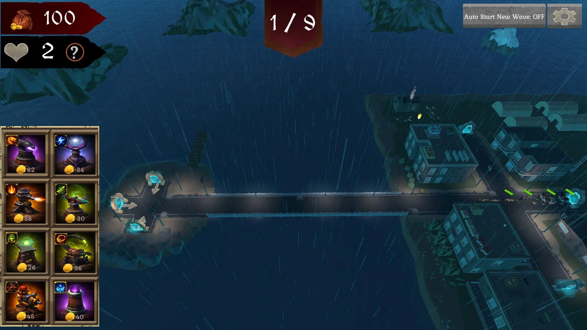 Warfront Vanguard tower upgrades on Windows Steam