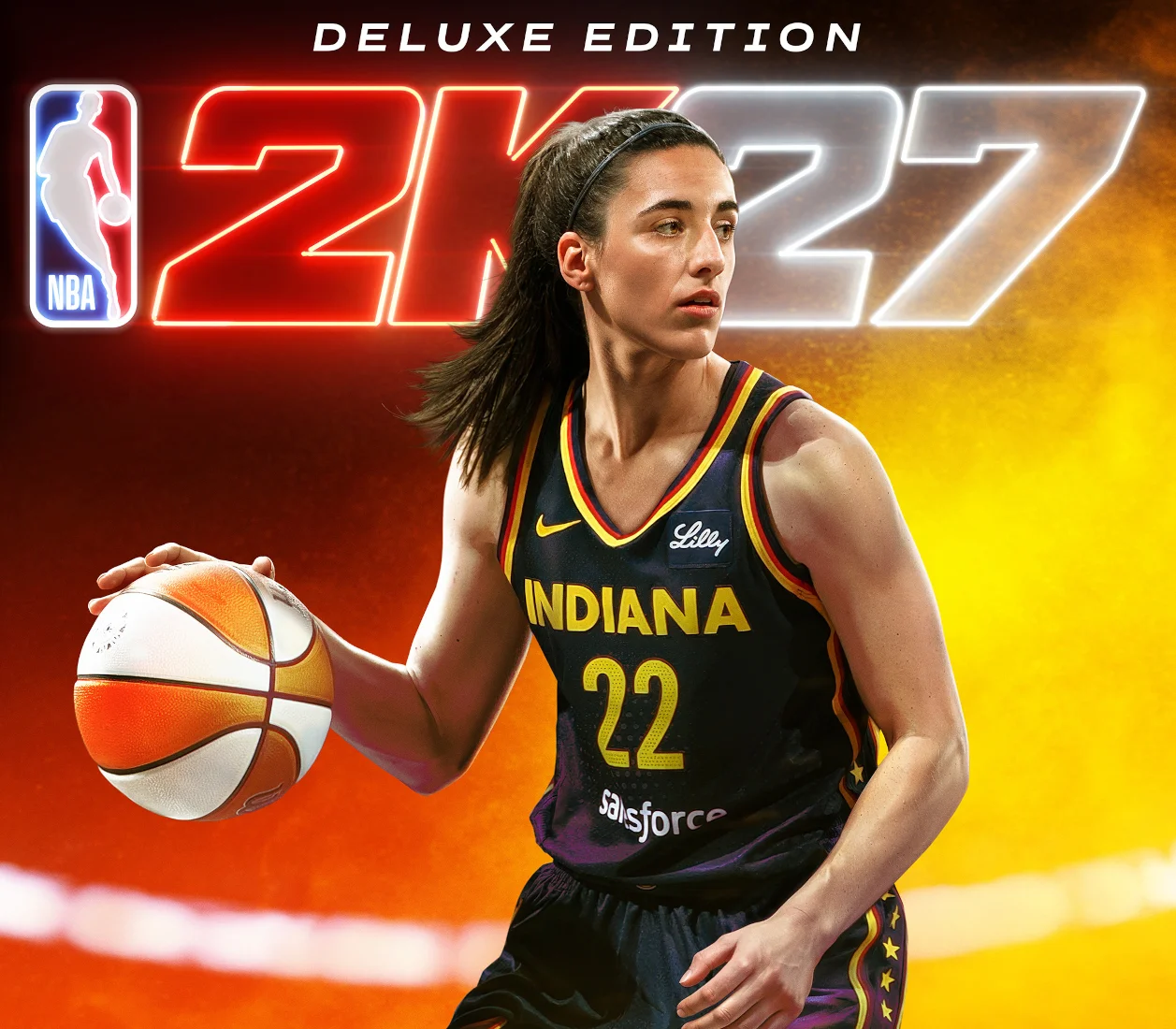 NBA 2K27 Deluxe Edition cover with professional basketball stars