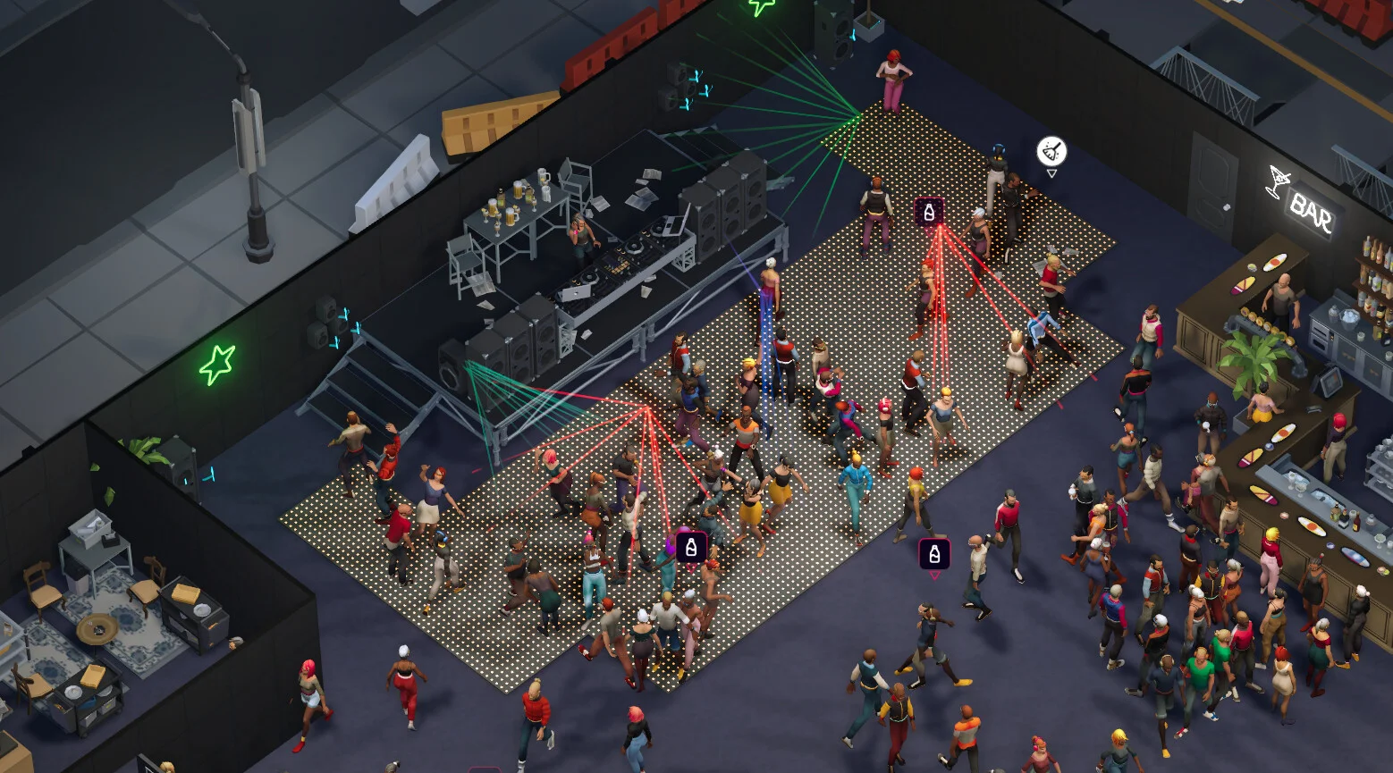 Disco Simulator Xbox build club furniture