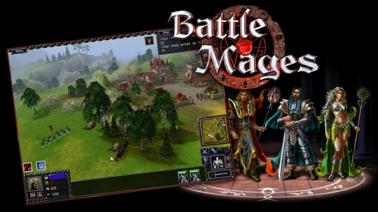 Battle Mages Targem Games strategy RPG battle scene