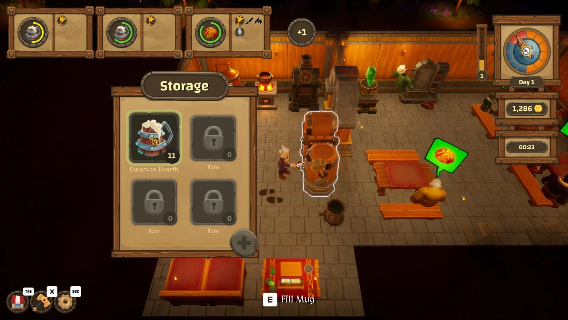 The Drunken Beard drinks screenshot