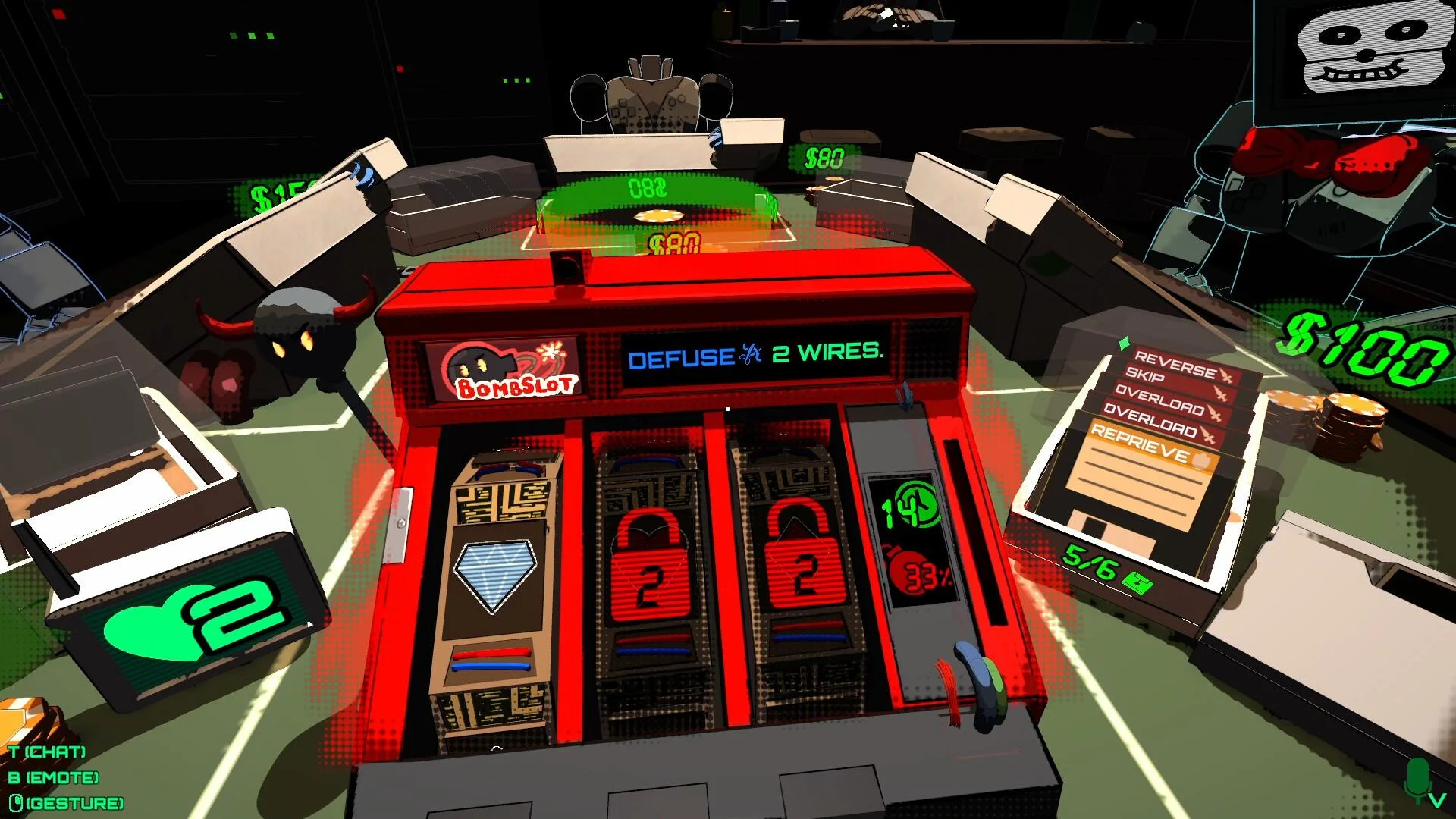 Explosive Odds cutting wires screenshot