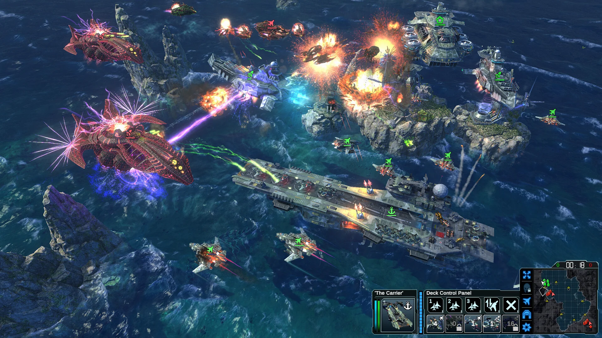 WARSHIFT 2 Single-player hero control screenshot