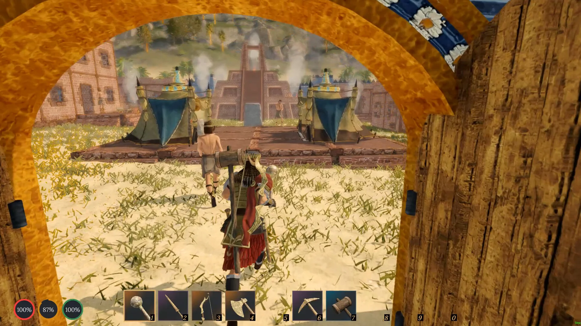 Lugal found town construct ziggurat civilization screenshot