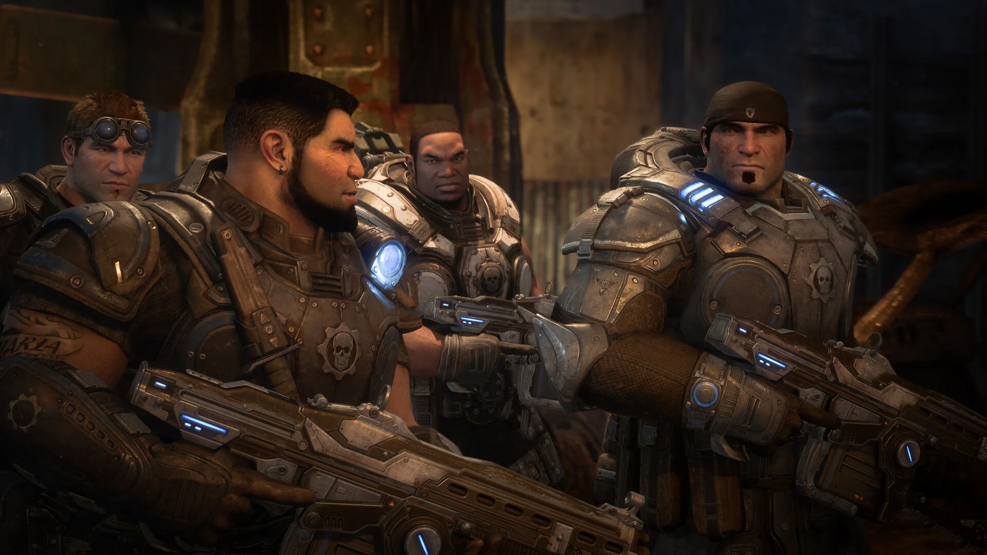 Gears of War Reloaded Marcus Fenix PlayStation US