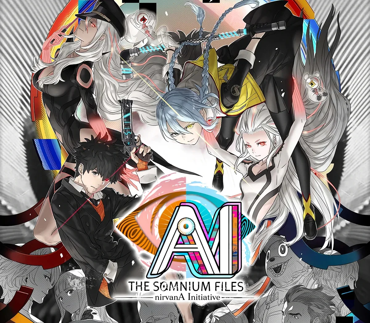 Nirvana Initiative cover collage of characters around the AI logo