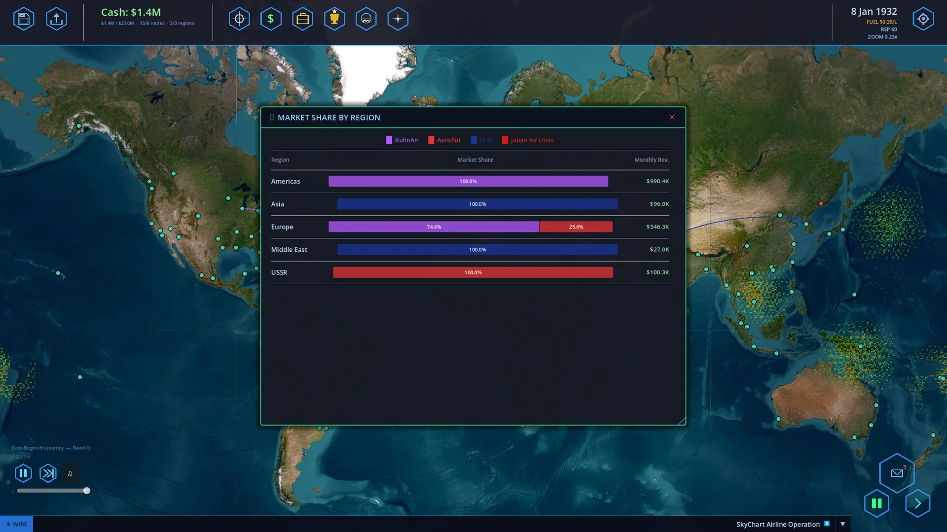 SkyChart Airline Executive Global Steam key