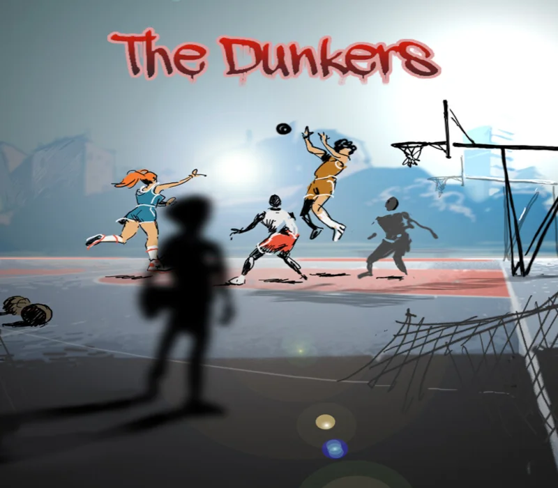 The Dunkers cover, two-player 1-on-1 basketball