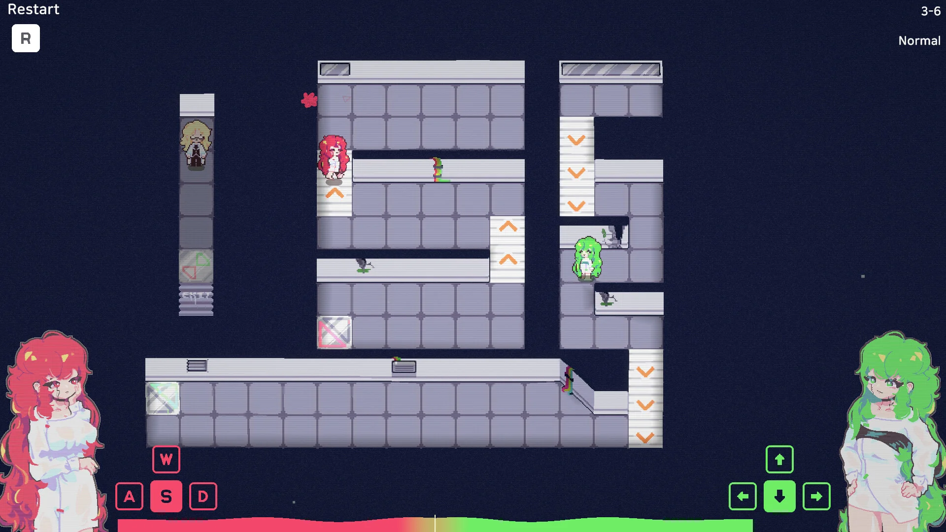 Left Not Right control Lefty and Righty both hands underground escape gameplay