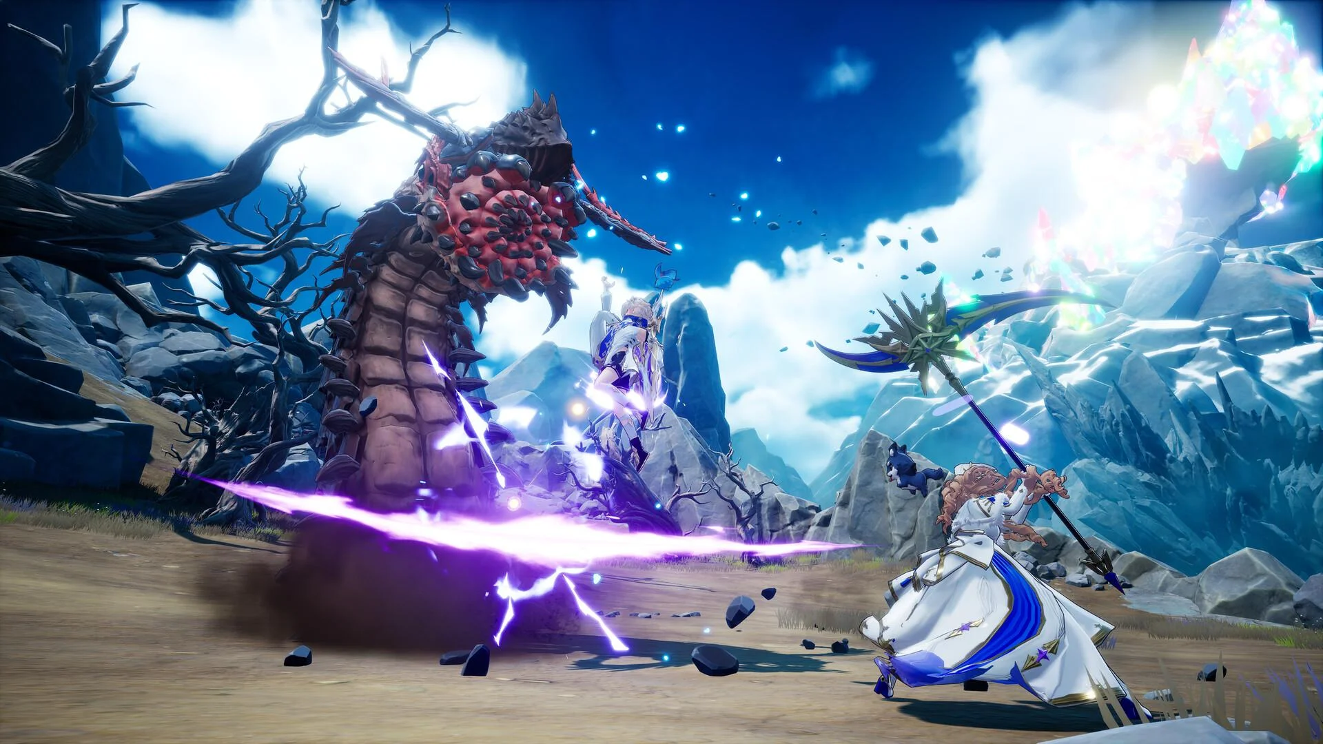 DragonSword Awakening tag-team combat with status ailments