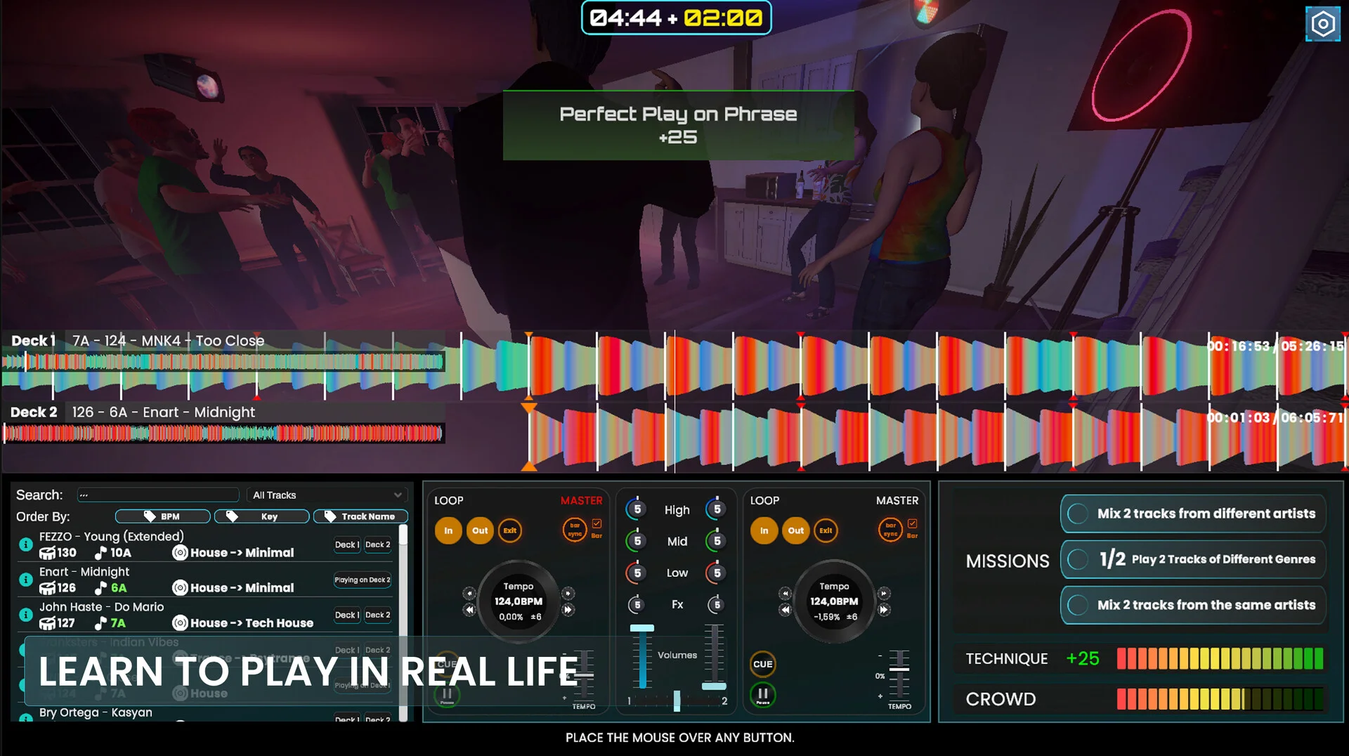 DJ Life Simulator gig career path