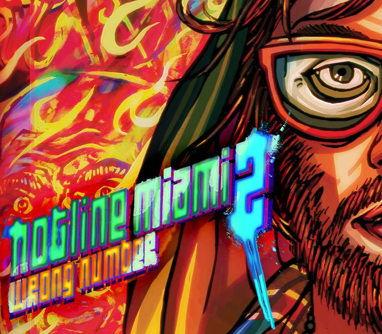 Hotline Miami 2 Xbox cover neon factions EU
