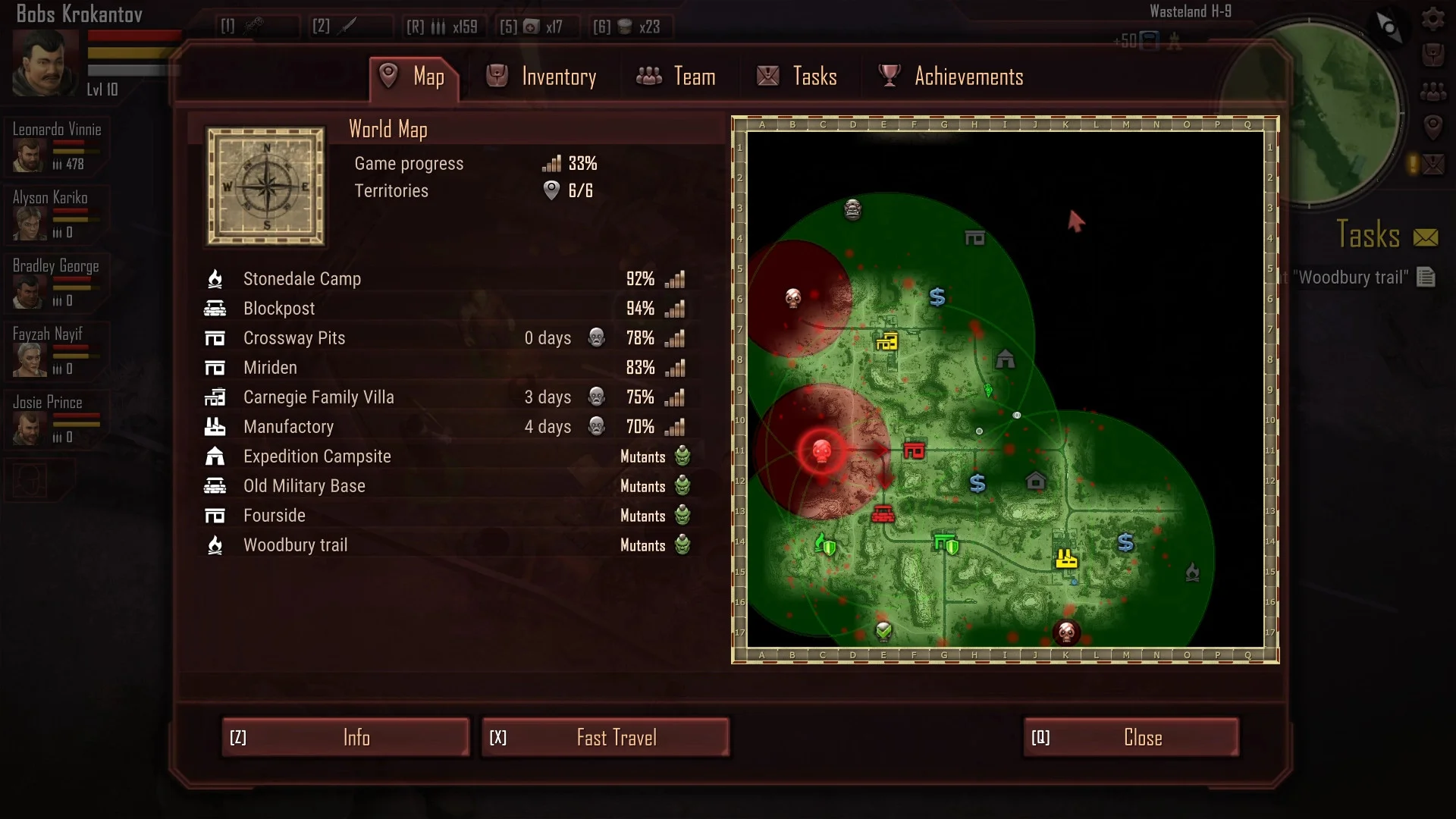 Red Daze settlement defence