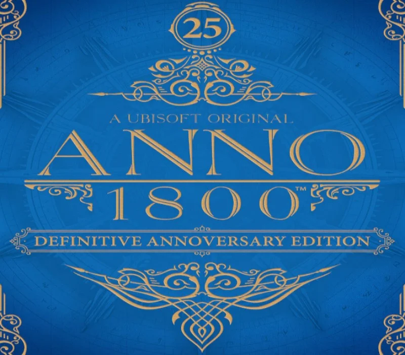 Anno 1800 Definitive Annoversary cover, Old World harbour at dusk