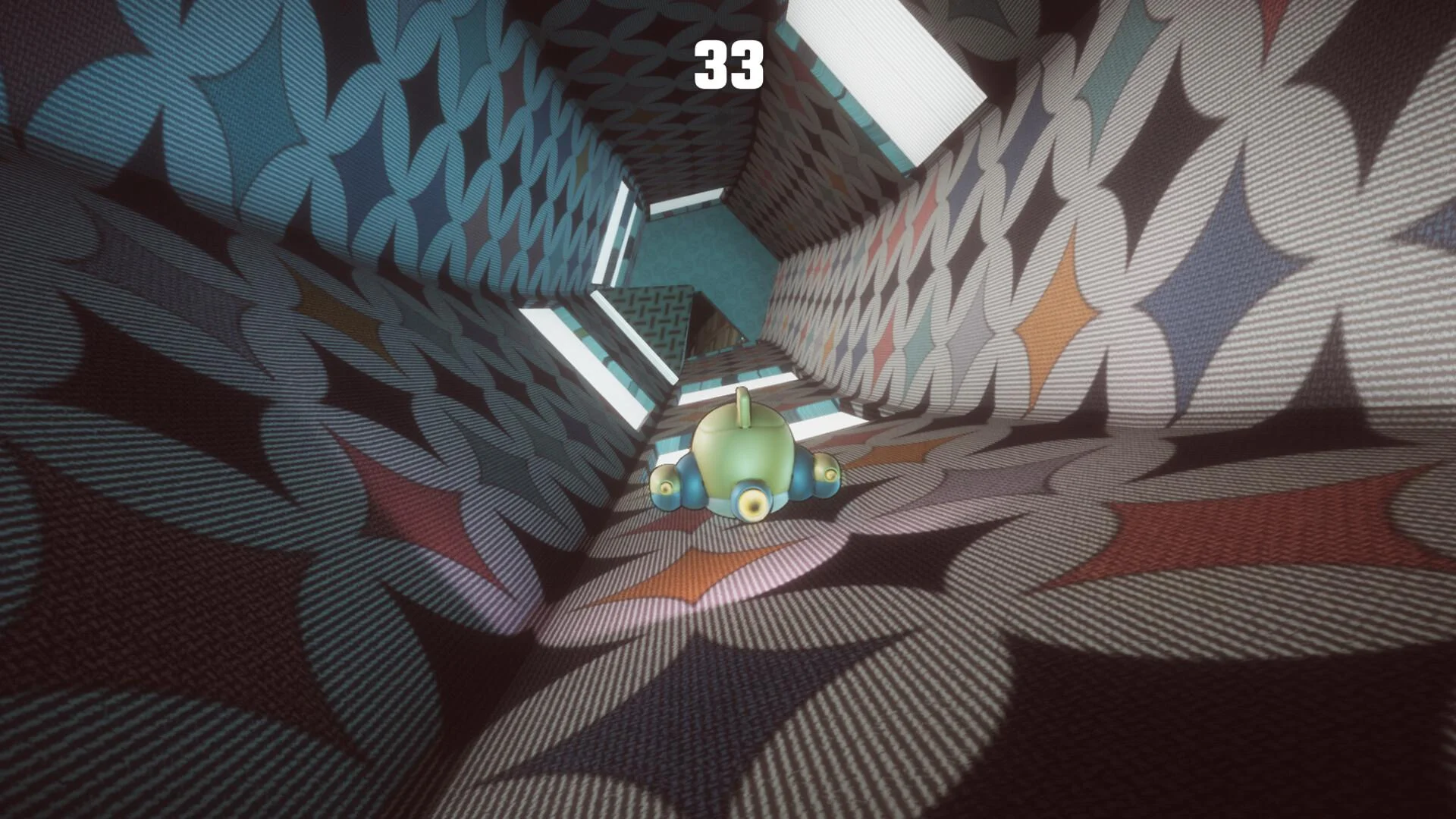 Through Space dodging tunnel obstacles for a high score