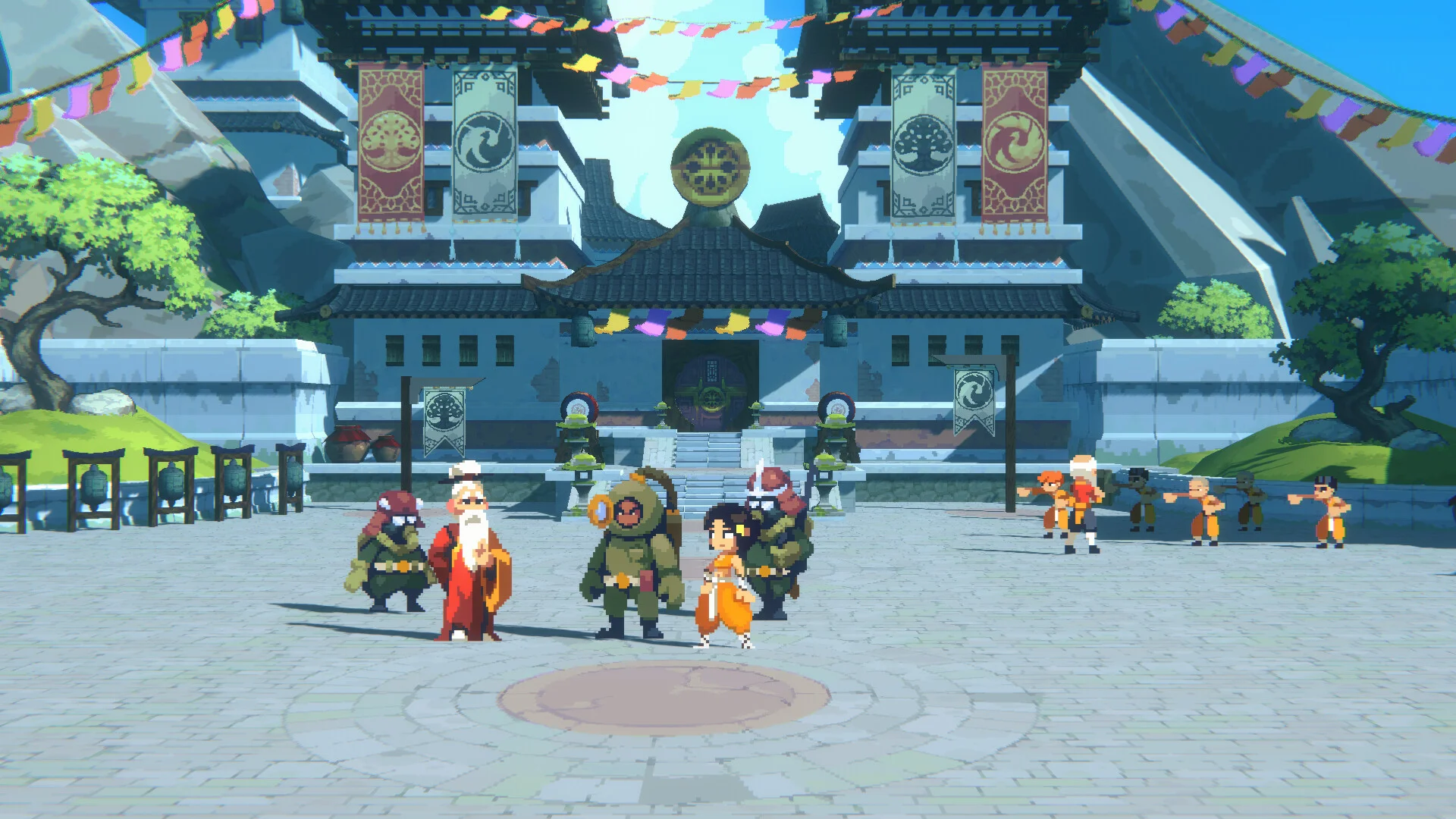 Akatori amber world platforming with Mako