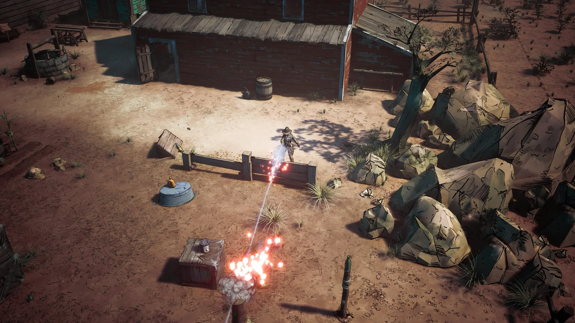 Weird West immersive sim combat and posse gameplay