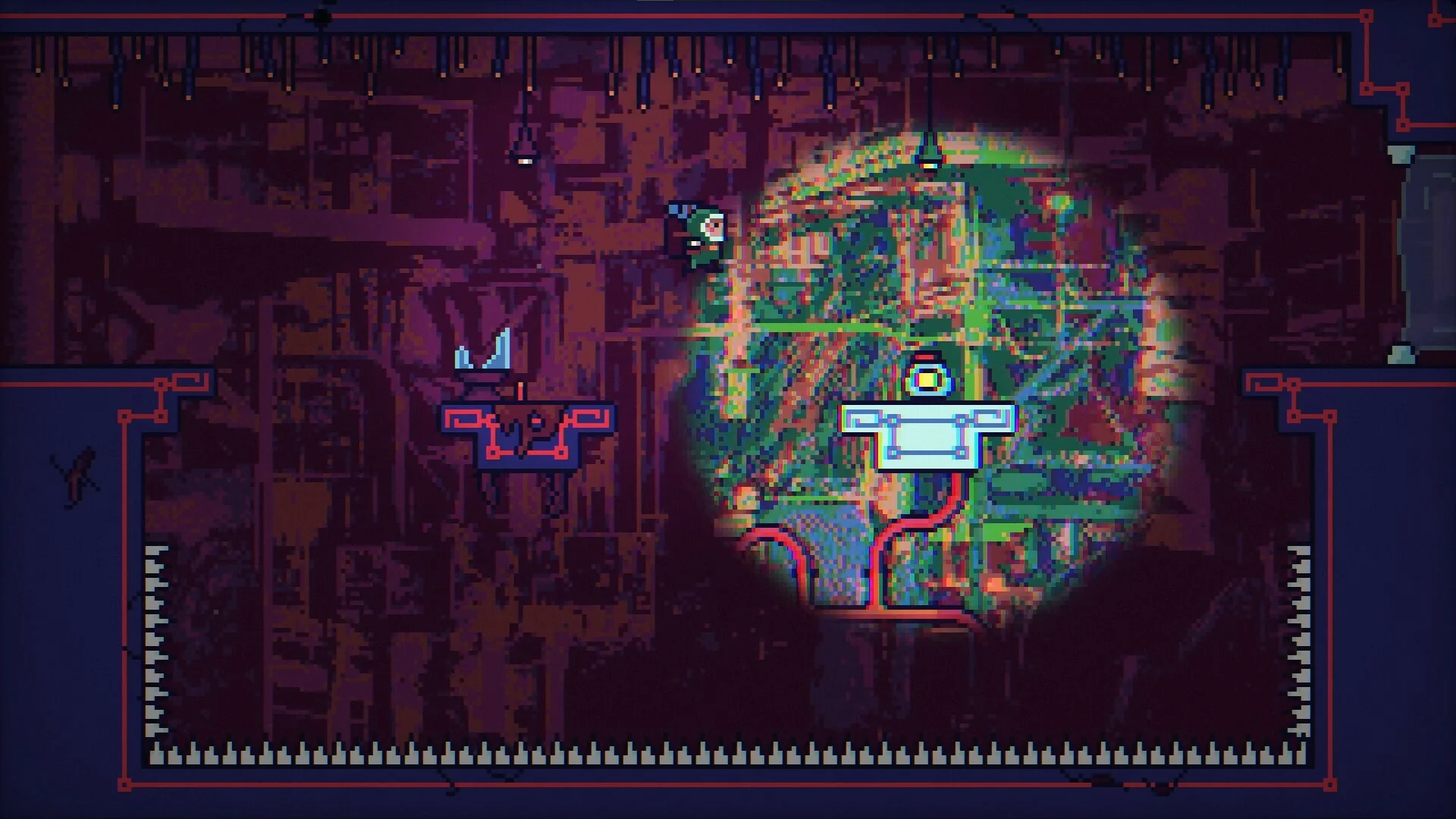 Backpack Boy pad in a short platformer level
