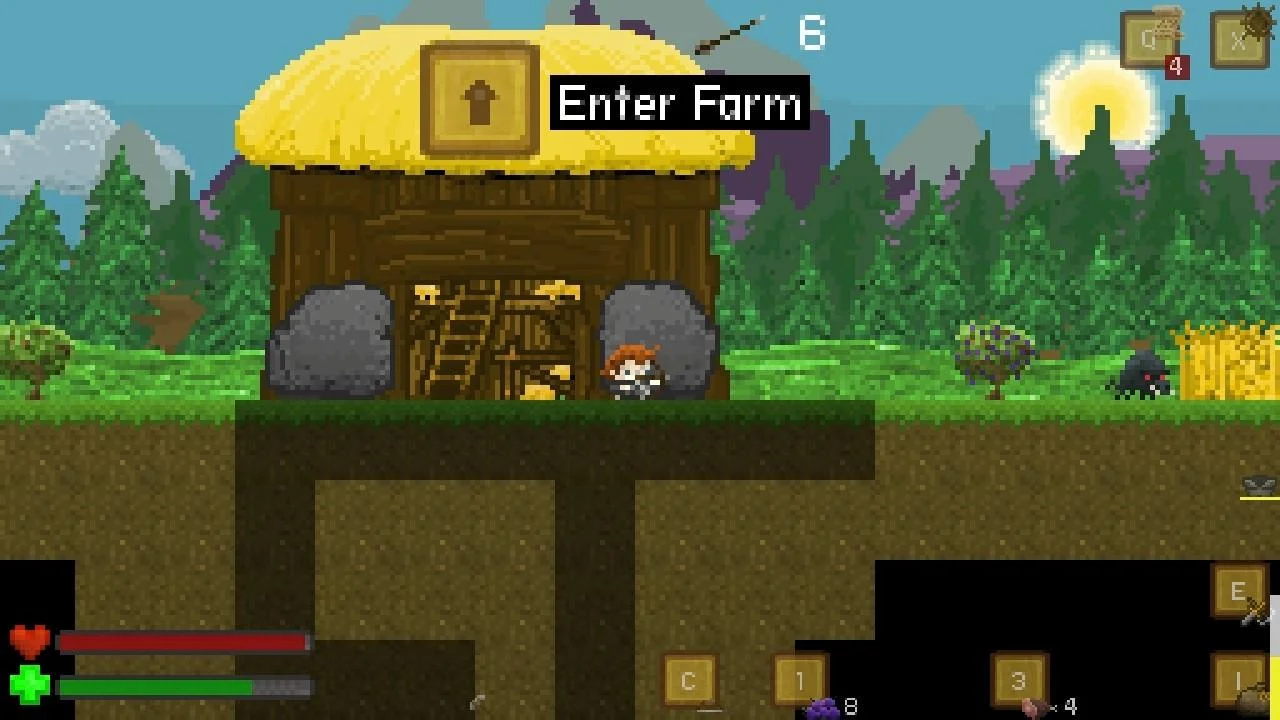 Aground underground settlement