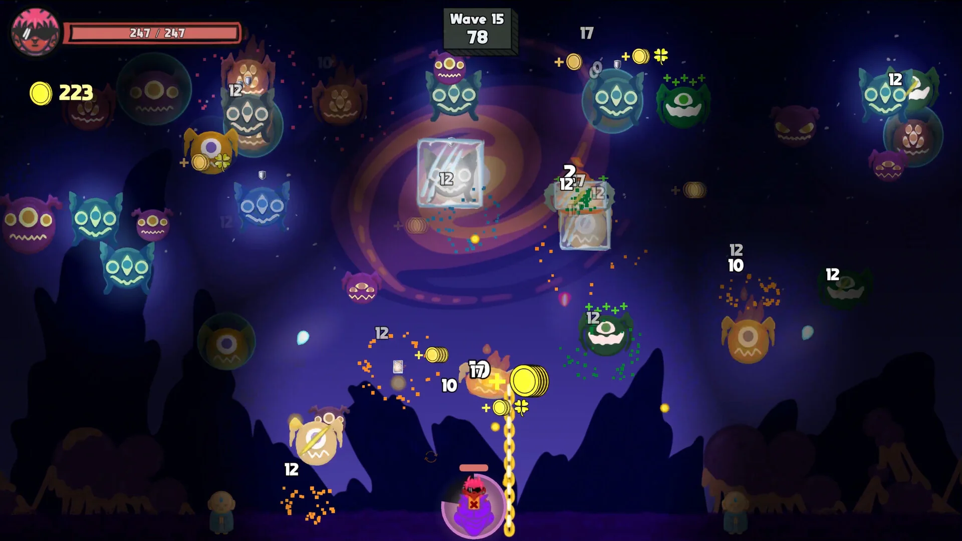 MOBU enemies raining from the sky