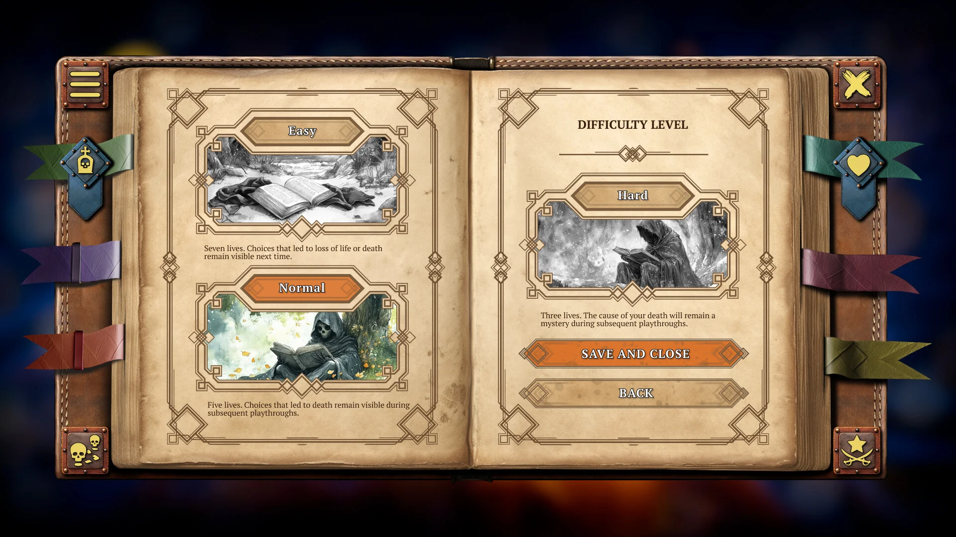 Your Story Games with Death Steam choice-event screenshot