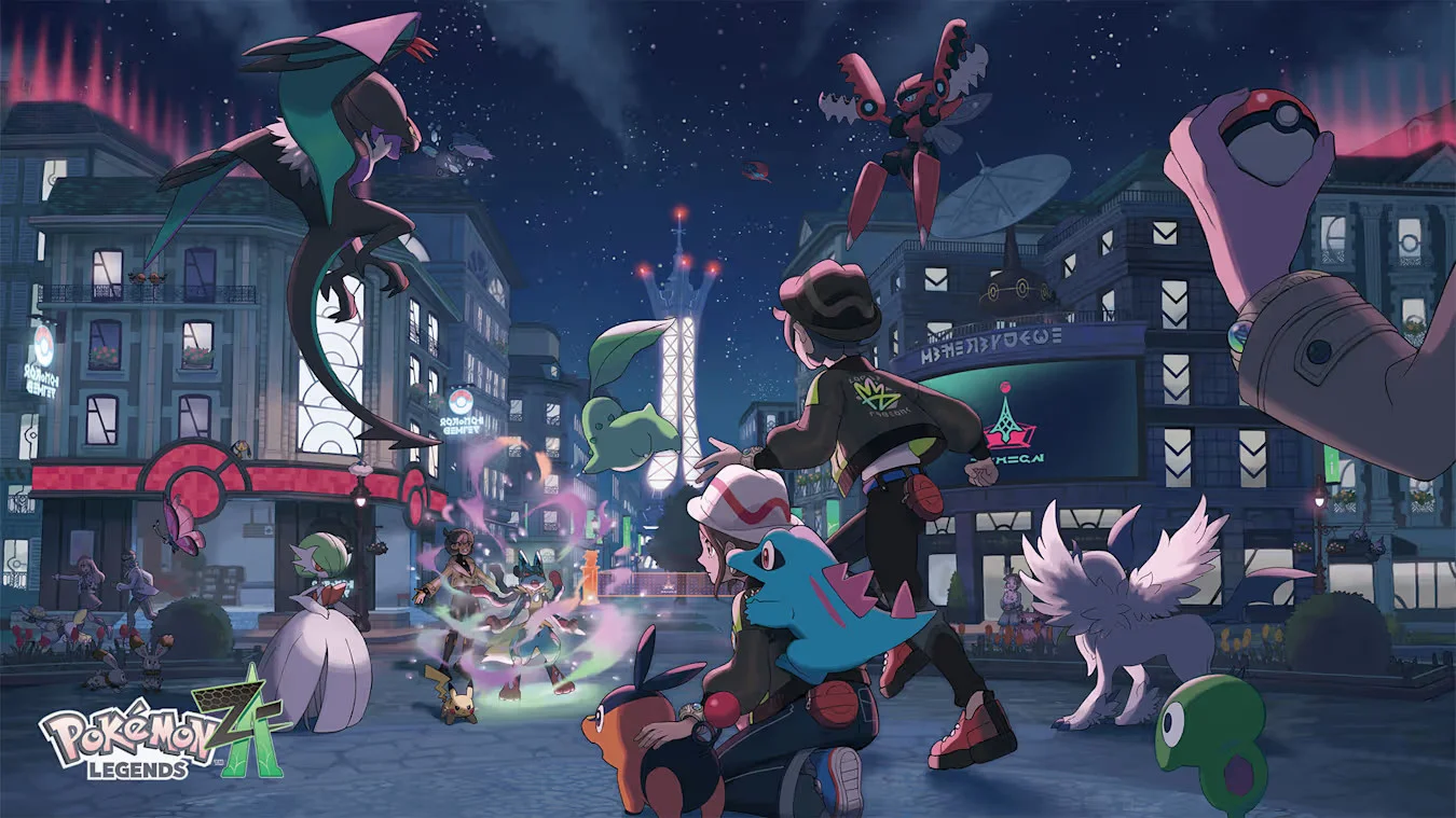 Pokémon Legends Z-A Chikorita Tepig Totodile