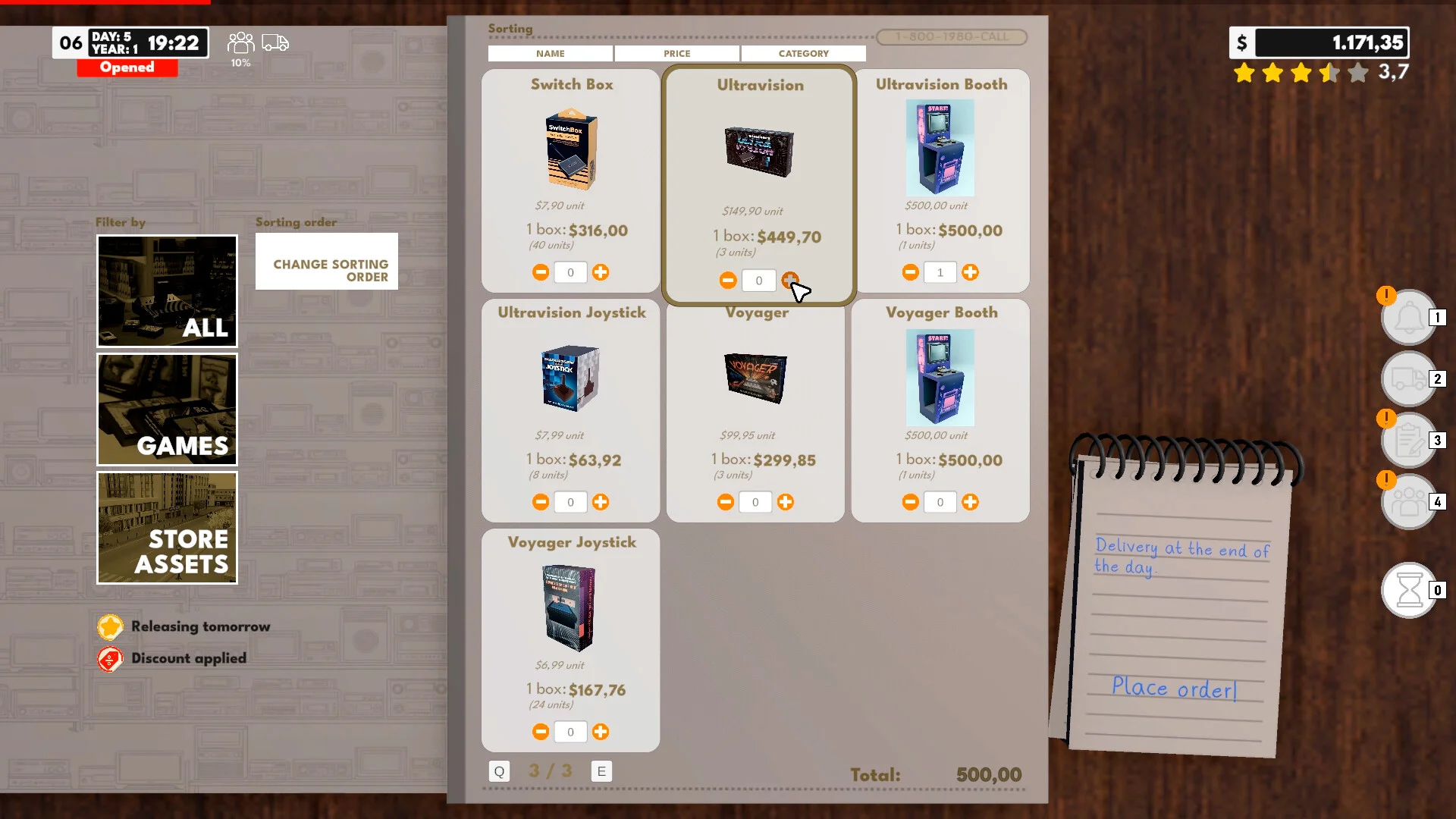 Game Store Chronicle Single-player Windows screenshot