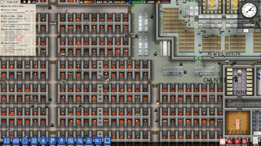 Architect Mode sandbox cells staff and Super Max