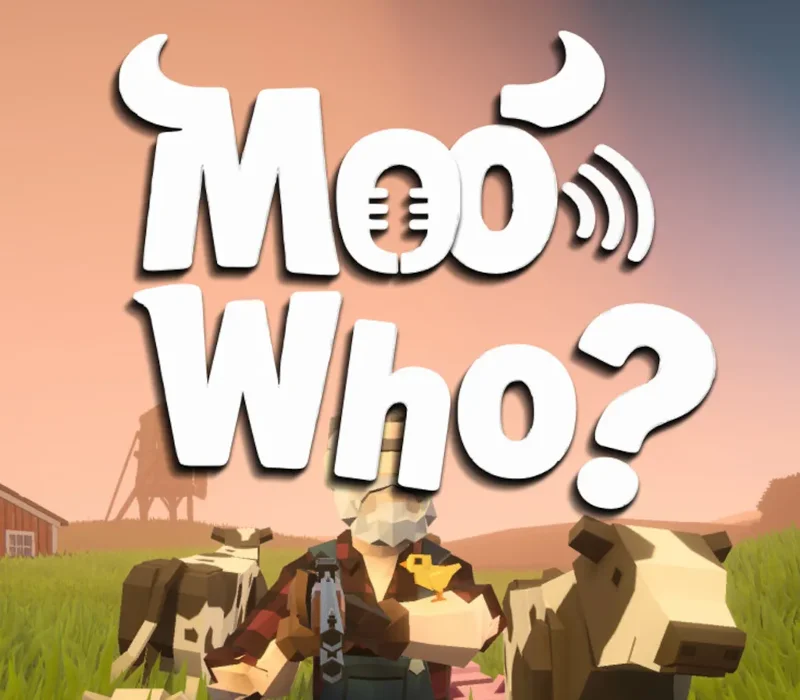 Moo Who Steam cover cow action game
