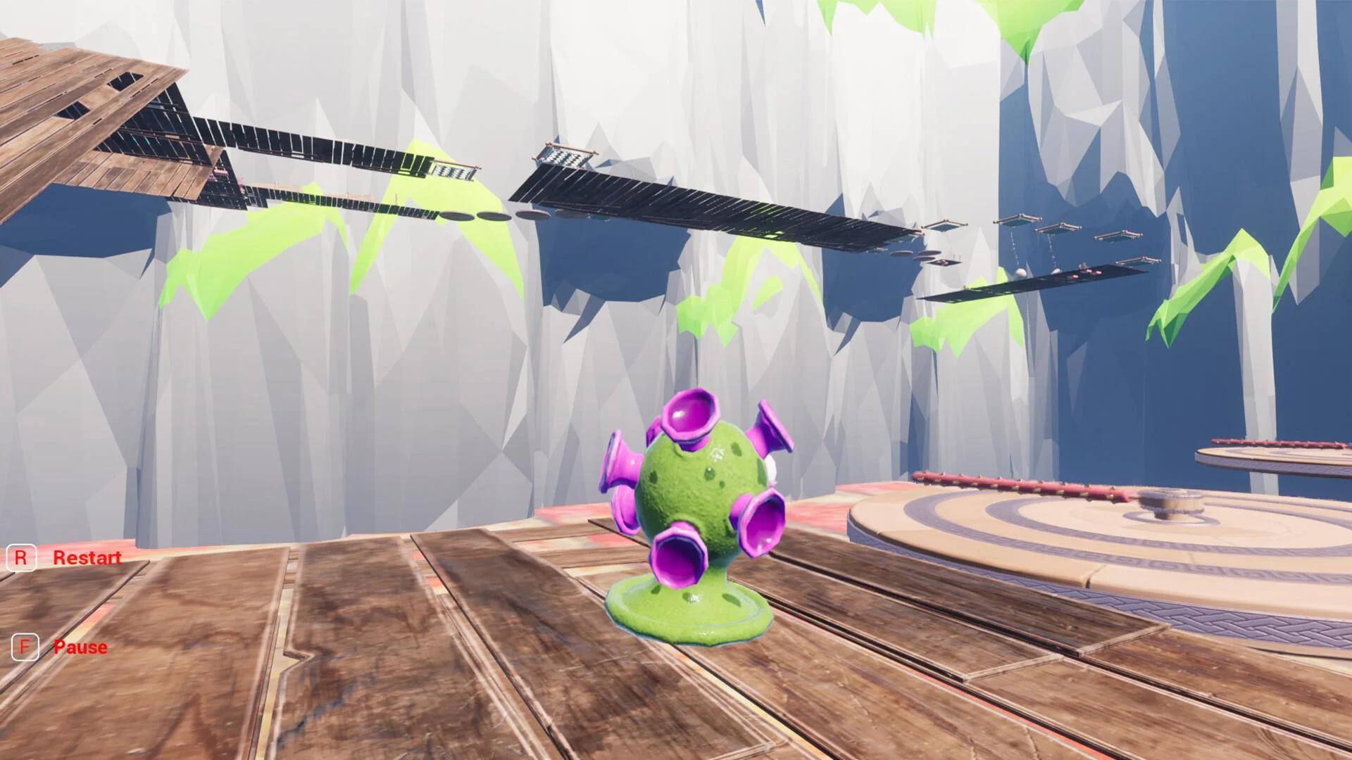 Sad Virus Up & Up extra rotating platform screenshot