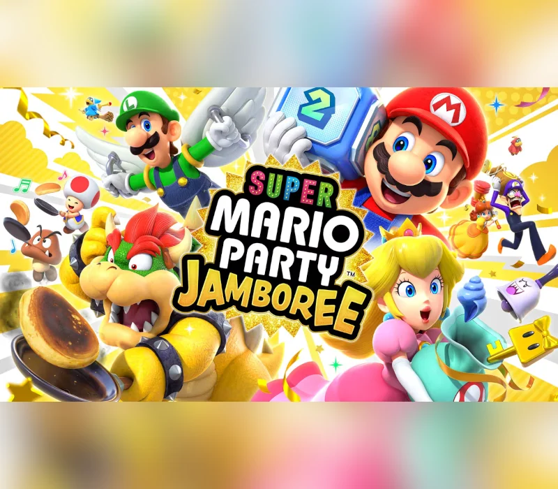 Super Mario Party Jamboree cover, dice board